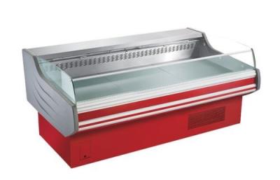 China Energiesparender Fleisch-Anzeigen-Gefrierschrank mit Flip Or Non - Flip Cover Color Steel zu verkaufen