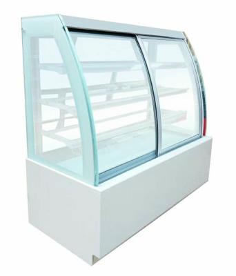 China Low Noise Countertop 660mm Cake Display Fridge Size 1800*730*1500mm for sale