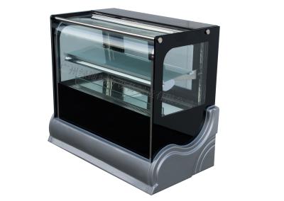 China White , Black Color Cake Display Showcase With Digital Control Thermostat for sale