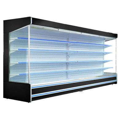 China Fan que refresca el refrigerador abierto remoto del sistema Multideck con 10 metros de tubo de cobre en venta