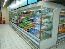 China Energy Drink Multideck Open Chiller , Customize Multideck Display Fridge for sale