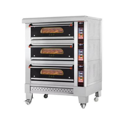 Cina Singole piattaforme 2 Tray Gas Oven Equipments del forno usate annuncio pubblicitario 1 in vendita