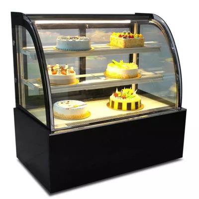 China Gekoeld Countertop van de het Glascake van de BakkerijVitrine de Vertoningskabinet Te koop