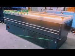 Chest Deep Horizontal Island Display Fruit Freezer Top Opening Chiller