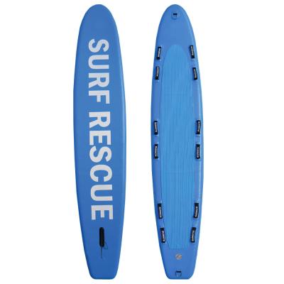 China 320x60x15cm Unisex Lifeguard Stand Up Paddle Board Inflatable Surf Rescue Rescue Board for sale