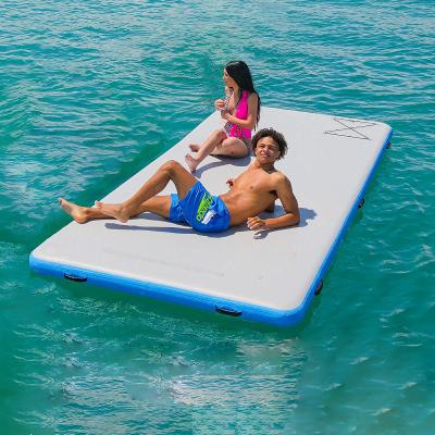 China Fishing Waters DOCK The Drop Point Swim Island Inflatable Platform for sale