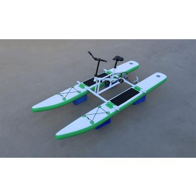 China 320cm Drop Stitch SUP Paddle Board Beacon Tube Water Pedal Inflatable Bike 320x130x108cm for sale