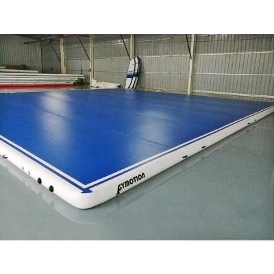 China 6m x 6m Large Square Inflatable Track Basketball Air Mat Gymnastics Tower Airtrick Gym Club for sale