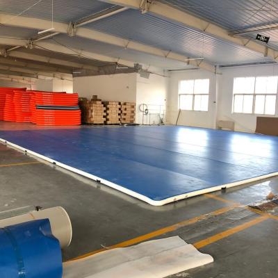 China Gym Air Track Club Customized Tumbling Inflatable Gym Tracks Large Air Tracks For Gym Club for sale