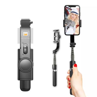 China Hot Sale L08 Mini Gimbal Stabilizer Tripod Selfie Stick 360 Anti-shake Creative Rotation Foldable Handheld Hot Sale L08 Video Selfie Stabilizer for sale