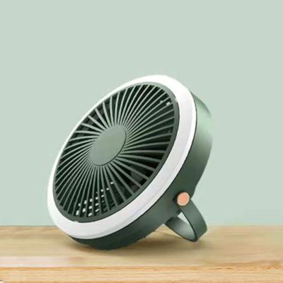 China 2022 Hotel New Arrival Ultra Quiet Small Mini Office Electric Air Cooler Led Ceiling Fans With Night Light Outdoor Camping Light for sale