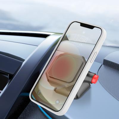 China Hot Lipstick 360 Degree Rotation OEM Sales 2022 Universal Magnetic Aluminum Adjustable Car Phone Holder Gravity Mount Air Vent Phone Holder for sale