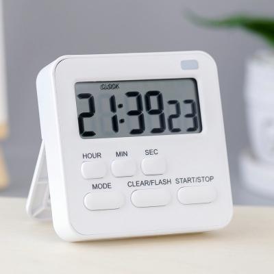 China Self-Discipline Timer Kitchen Stocked Reminder Can Mute Countdown with Flashing Light Electronic Alarm Clock for sale