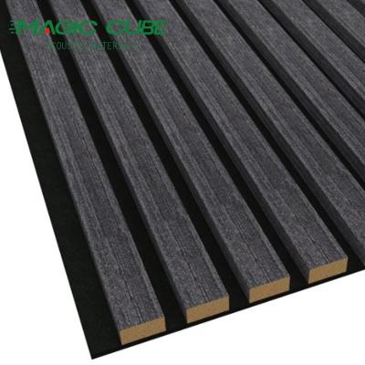 China 3 Side Slatted Wood Acoustic Panels Wood Acupanel Wood Veneer for sale