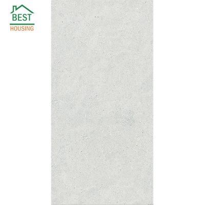 China 80x160 Modern Beige Marble Design Exterior Color Concrete Flooring Effect Matt Finish Rustic Tile for sale