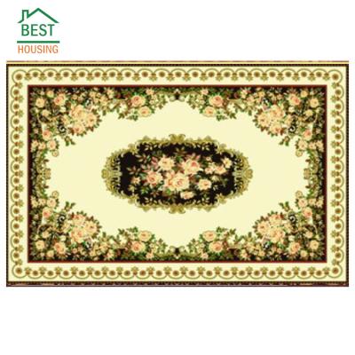 China Modern Luxury Flower Pattern Crystal Polished Decorative Tiles Puzzle Carpet Tiles 1200*1800 for sale