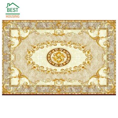 China Modern Hot Selling Non Slip Hotel Lobby Floor Tile 1200x1800 Golden Carpet Tiles for sale