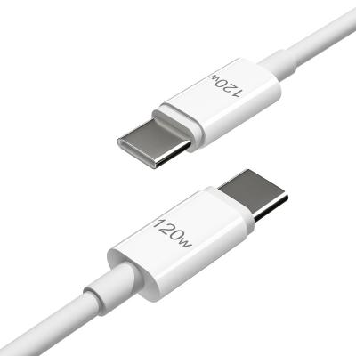 China Type-C Mobile Phone 1.5m 5A 60W 120W PD Qc3.0 Cable To USB C Mobile Phone Computer Power Cord Usb C Cable for sale