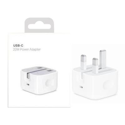 China Mobile Phone CE Certification UK PD 18/20w PD QC Quick Wall Charger USB-C Adapter For Original 20w Charger iPad Iphone13 12 Type-C for sale