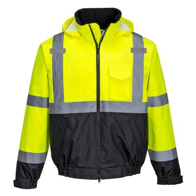 China Reflective Workwear Hi Vis Work Jacket Custom Safety High Visibility Reflective Wholesale Shirt for sale