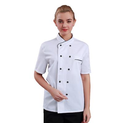 China restaurant & High Quality Bar Chef Uniform Kitchen Chef Uniform Coat Custom for sale