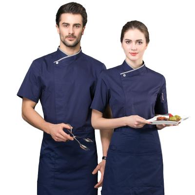 China restaurant & Bar Wholesales Hot Sale Amazon Chef Uniforms Chef Dress Bar Chef Coat Jacket Uniform Wholesale Custom for sale