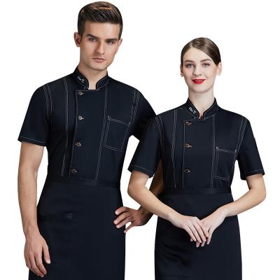 China restaurant & 2021 Customized Indonesia chef uniforms wholesales chef uniforms chef jackets clothes bar kitchen workwear for sale