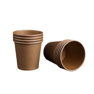 China Biodegradable 4oz 5oz/7oz 12oz 100% Biodegradable Disposable Coffee Hot Drink Wrapping Paper Cups for sale