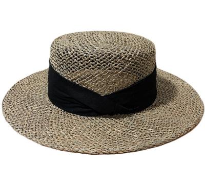 China Picture Wholesale Custom Design Stiff Straw Hat Straw Bucket Hats For Men for sale