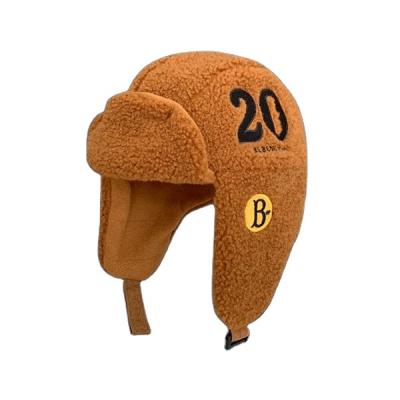 China JOINT Embroidery Pattern Keeping Warm Thermal Aviator Bomber Winter Hat for sale