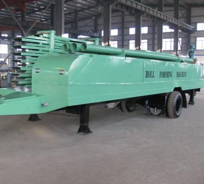 China 305mm Effectively Lower Cost Arch Sheet Roof Roll Forming Machine For Small Scale Construction for sale