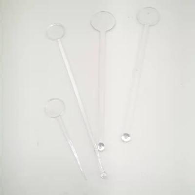 China CLASSIC Plastic Cocktail Stick Golf Shape Best Selling Tool Kit Bar Products 1000pcs OEM Many Colors for sale