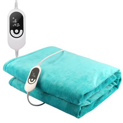 China Luxury 110v Inch Warm Blanket Folded Electric Machine Making Washable Electric Blanket 50*60 for sale