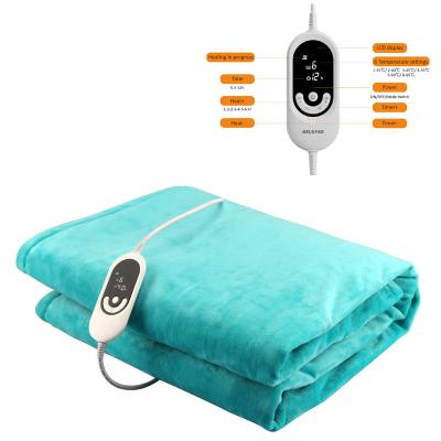 China China Factory Supply 50x60 Inch Electric Folded Flannel Blanket Soft Sherpa Fleece Large for sale