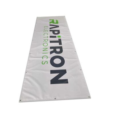 China PVC Vinyl Lamp Post Banner Street Light Waterproof And Waterproof Double Sided Printing Pole Banner for sale