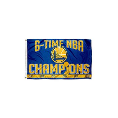 China Golden State Warriors Custom Made Flag Waterproof Wholesale Fans Flag Large Price for sale