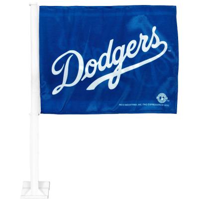 China Los Angeles Dodgers Weatherproof Custom Printing Car Flag for sale