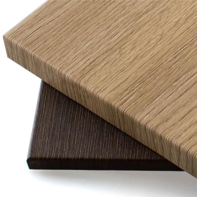 China Fire Resistant Anti-Corrosion Wood Grain Wall Cladding Interior Decoration Aluminum Solid Panel Facade for sale