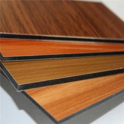 China Modern Wood Or Timber Texture Aluminum Composite Panels for sale