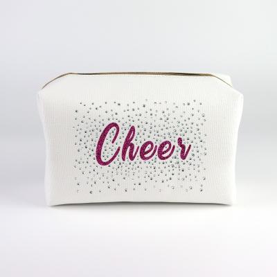 China Fashion Design Canvas Bag Breathable Customized Cosmetic Cheerleader Girls Bag Cosmetic for sale