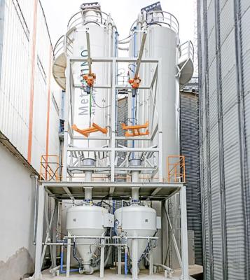 China Dia 10m Material Silo With Manhole Steel Flour Silo For Bakery for sale