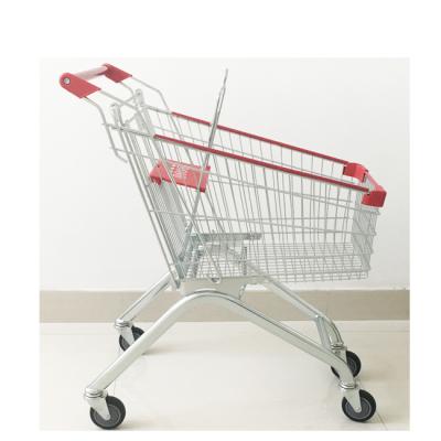 China sustainable & 60 Liter Trolley Antirust Supermarket Grocery Shopping Trolley for sale