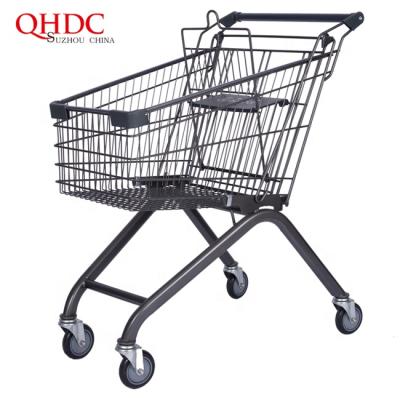 China sustainable & Rustproof Metal Carts Store Supermarket Small Shopping Cart Trolley for sale