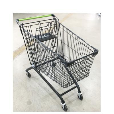 China sustainable & Antirust European Market Trolley Trolley 4 Wheel Supermarket Style Shopping Trolley for sale