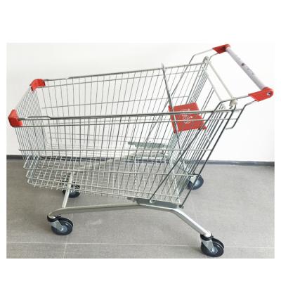 China sustainable & Rustproof 210 Liter Grocery Carts Supermarket Shopping Trolley Carts for sale