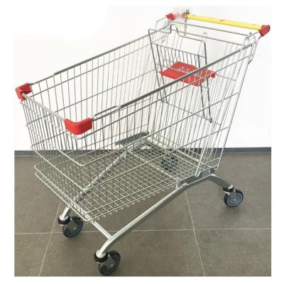 China sustainable & Antirust One Trolley Shopping Trolley Grocery Cart Hot Selling Supermarket Trolley for sale