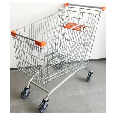 China sustainable & Antirust European Metal Shopping Trolley Supermarket Equipment Shopping Trolley for sale