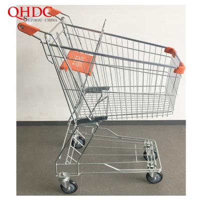 China Asia anti-rust hand carts, shopping trolley for supermarket grocery trolley trolley, carritos de supermercado for sale