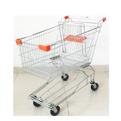 China sustainable & 150 Liter Shopping Cart Supermarket Use Antirust Trolley for sale