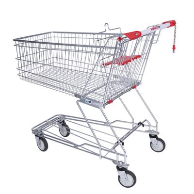 China sustainable & Antirust Shopping Cart Supermarket Rolling Trolley Grocery Cart for sale